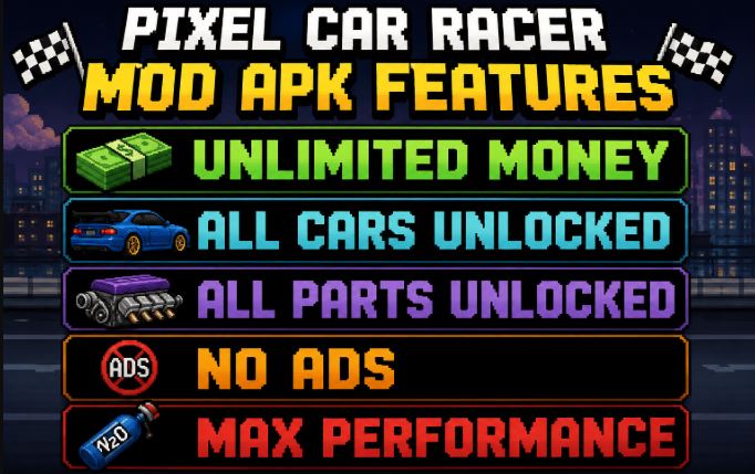 mods for pixel car racer