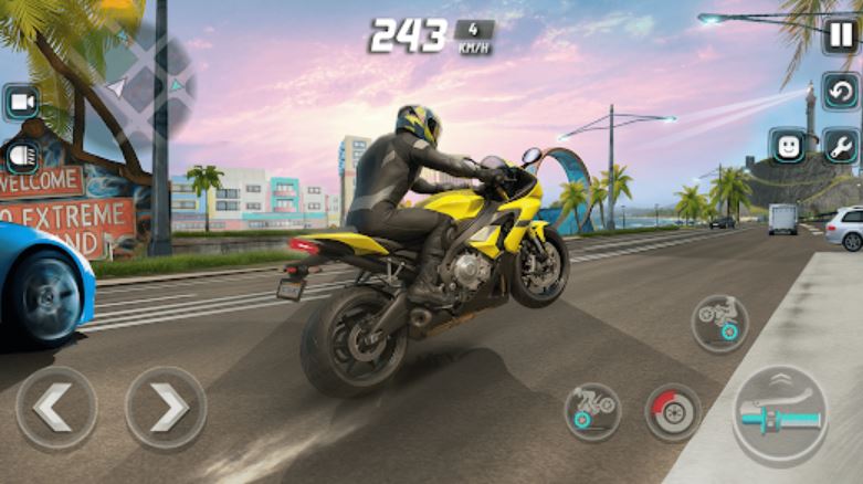 extreme motorcycle simulator mod apk GAMEPLAY