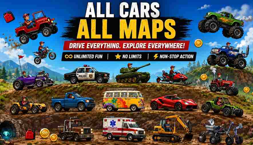hill climb racing mod apk hack version